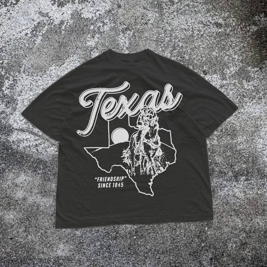 Texas cowboy boots graphic tee