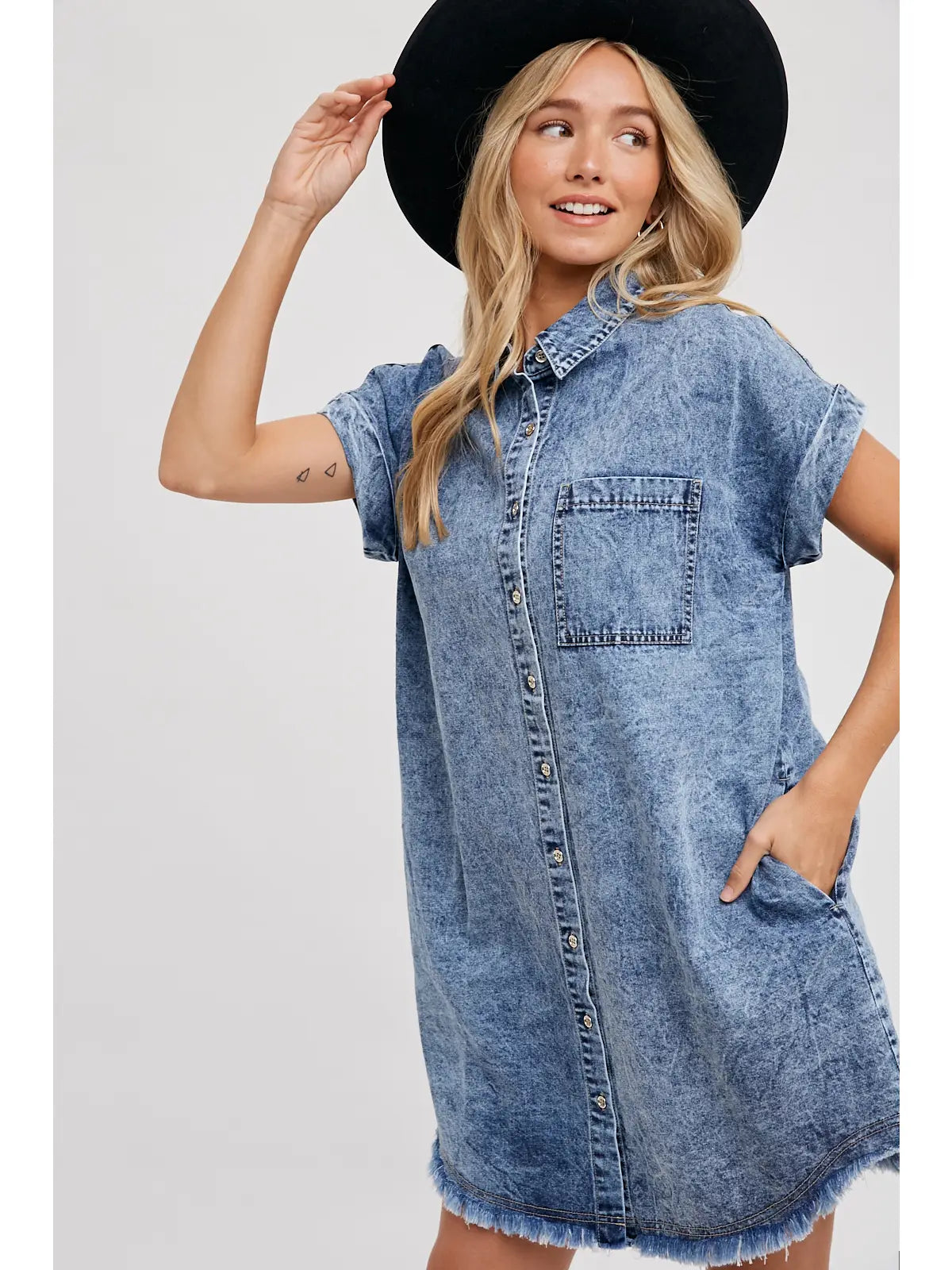 Ainsley Denim Dress