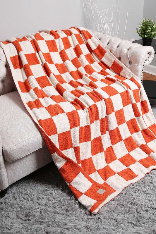 Luxe Checkered Blanket