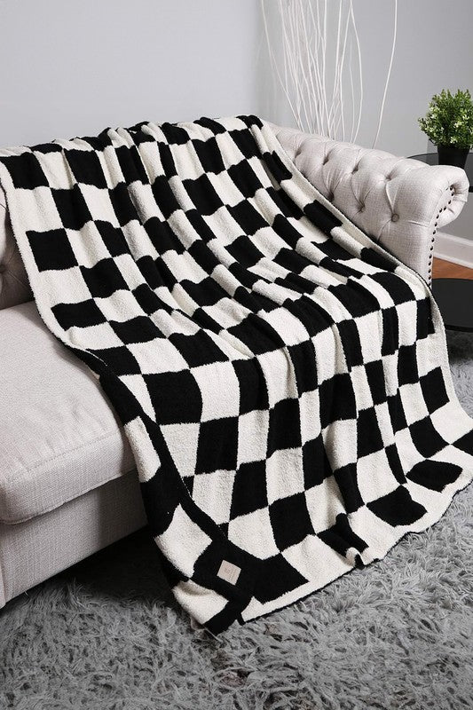 Luxe Checkered Blanket