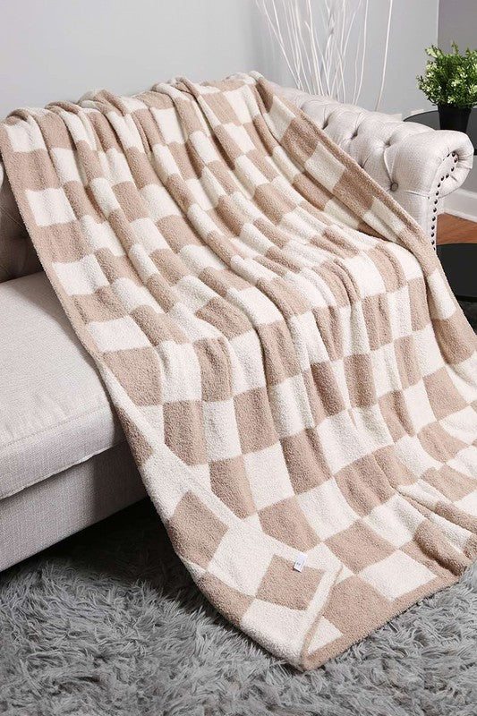 Luxe Checkered Blanket