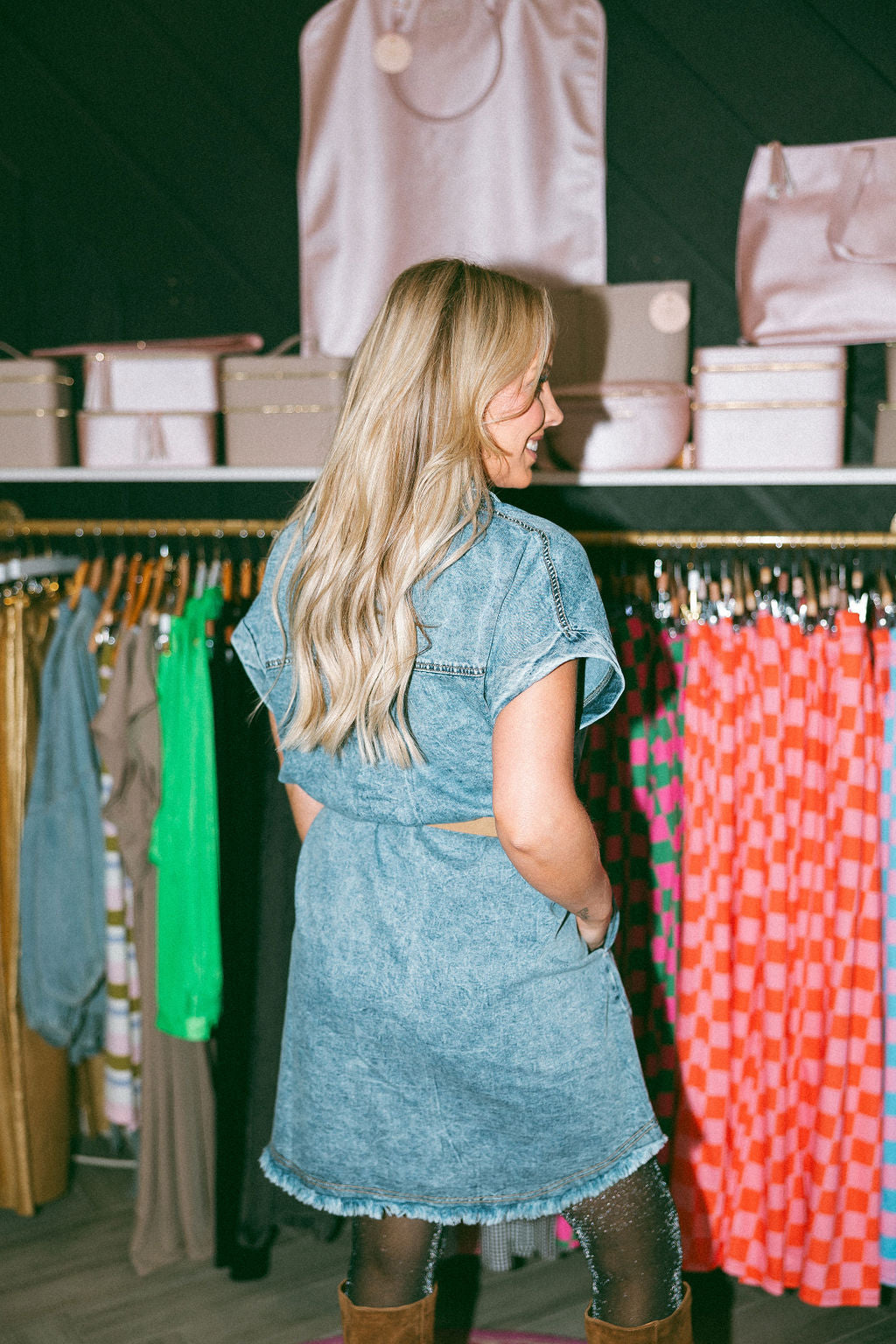 Ainsley Denim Dress