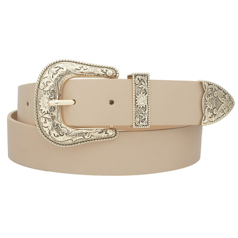 Embossed Western Belt