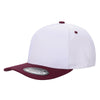 White & Maroon Hat