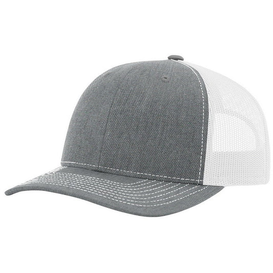 Heather Grey & White Richardson Hat