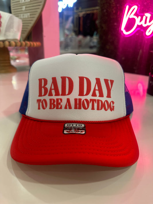 Bad day to be a hotdog hat