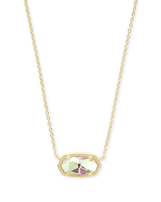 Gold Elisa Dichroic Necklace