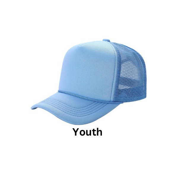 Youth Blue Trucker Hat