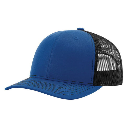 Royal Blue & Black Richardson Hat