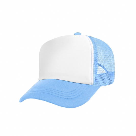 Light Blue & White Trucker Hat