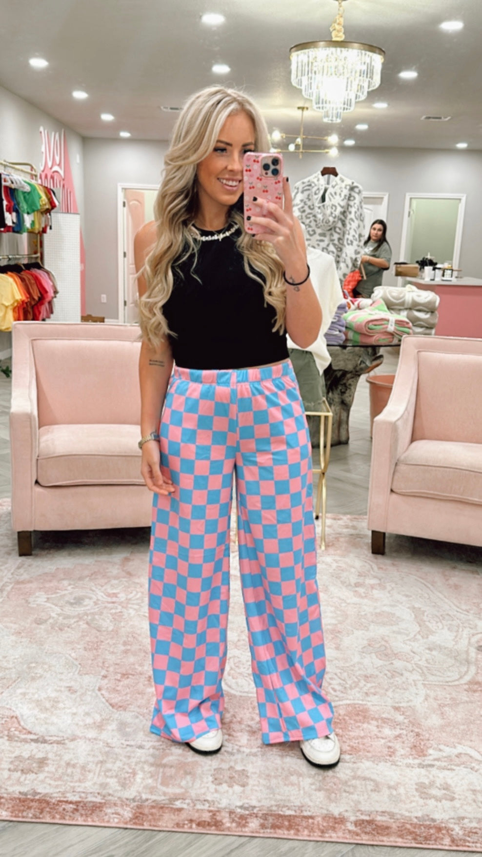 Checkered Pants