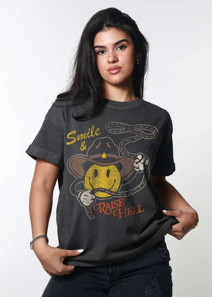 Smile & Raise Hell Tee