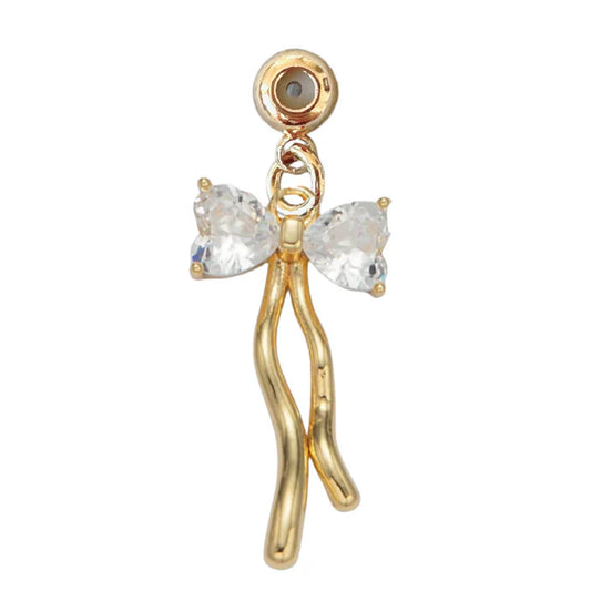 Gem Bow Drop Charm