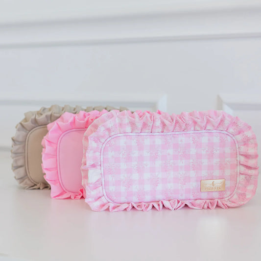 Hollis Medium Ruffled Pouch