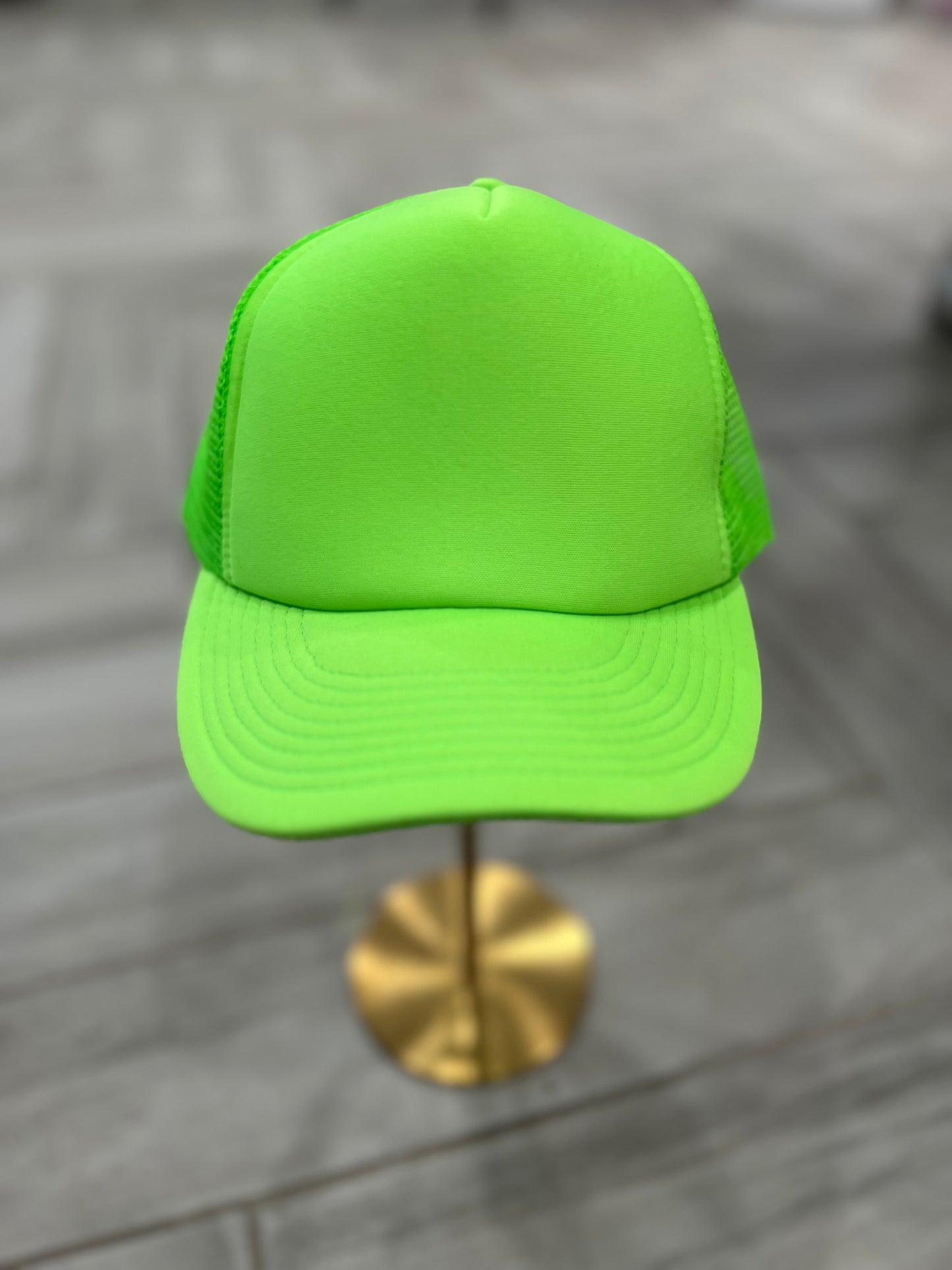 Neon Green Tucker Hat