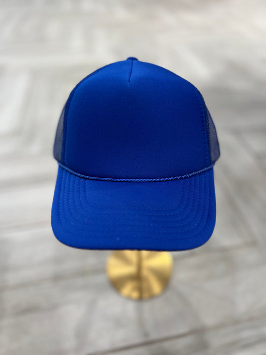 Royal Blue Trucker Hat