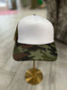 Camo & White Trucker Hat