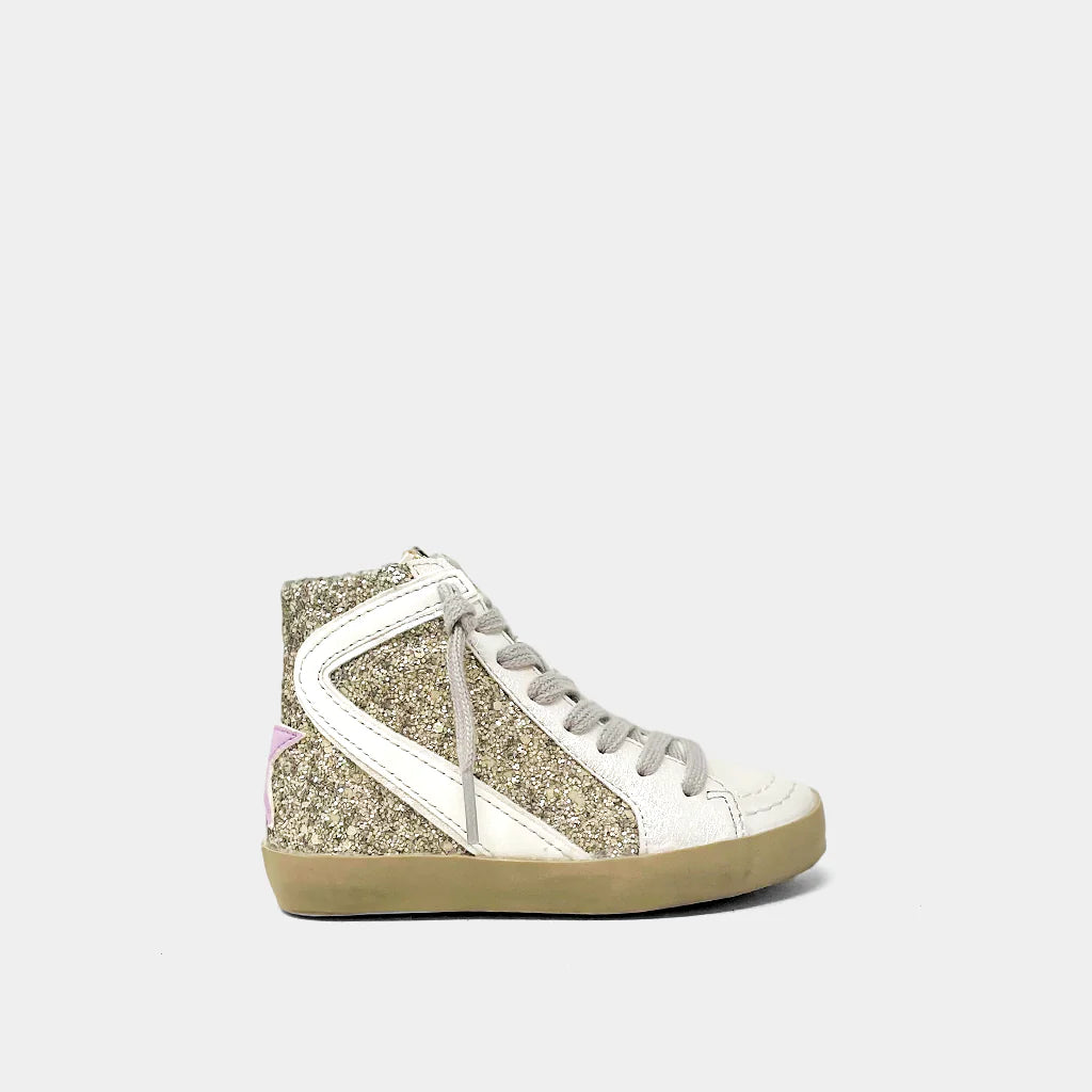 Toddler Rooney- Pearl Glitter Sneaker