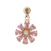 Pink Starflower Drop Charm