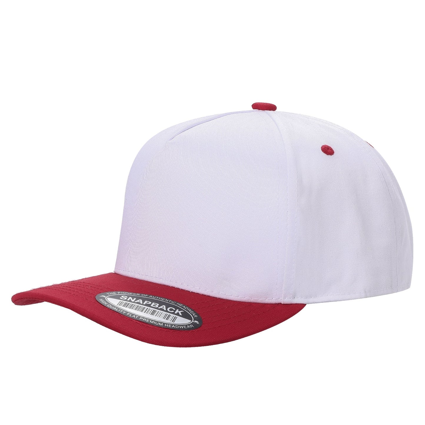 White & Red Hat