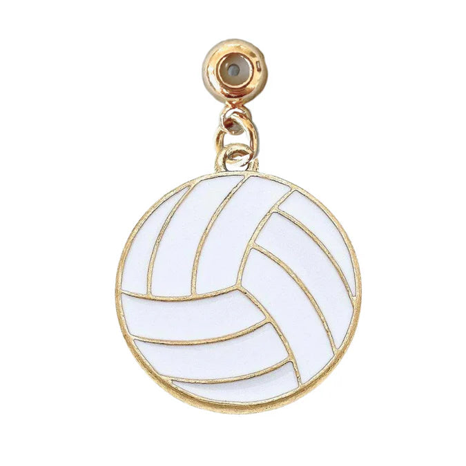 Volleyball Drop Charm