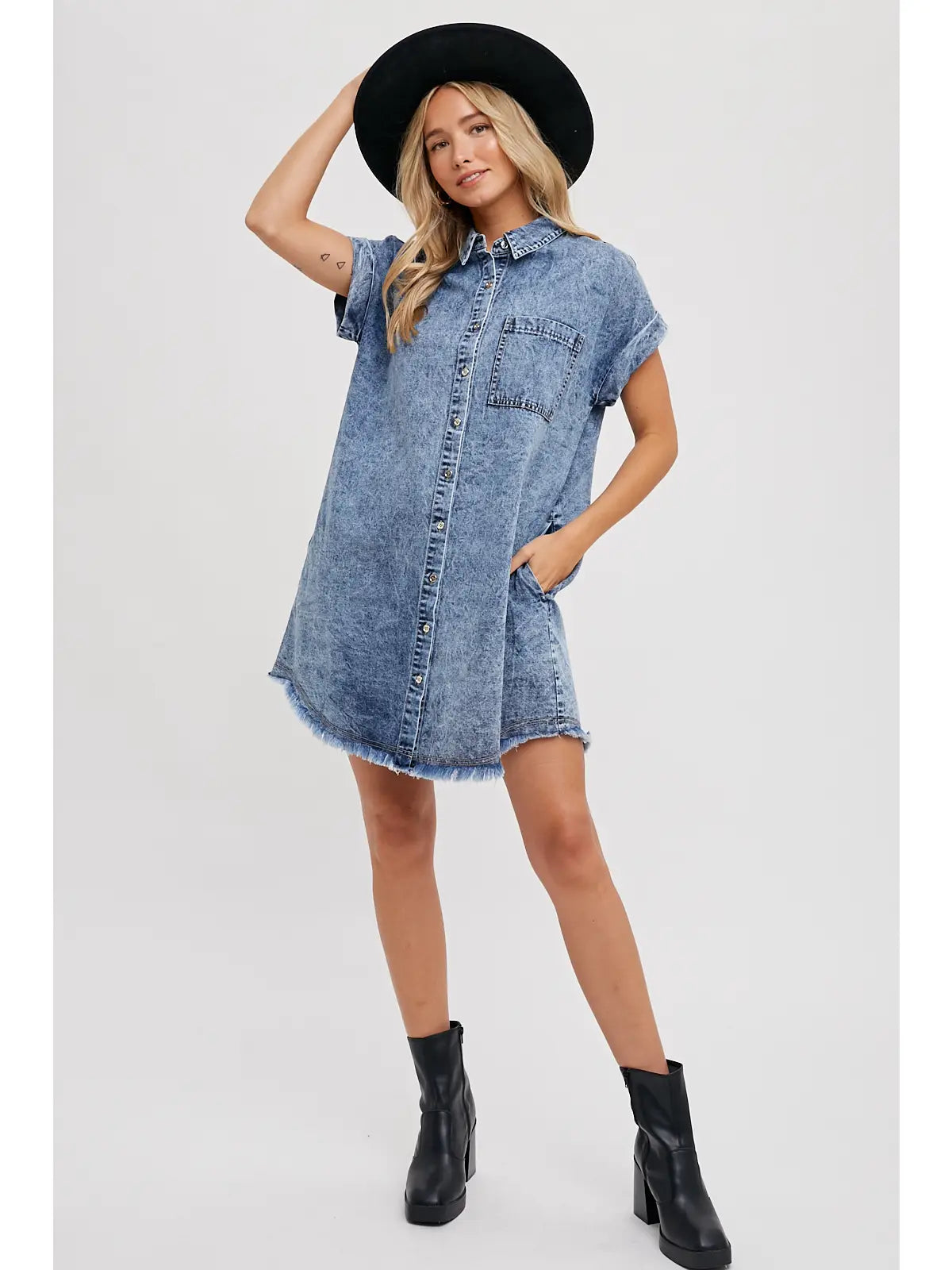 Ainsley Denim Dress