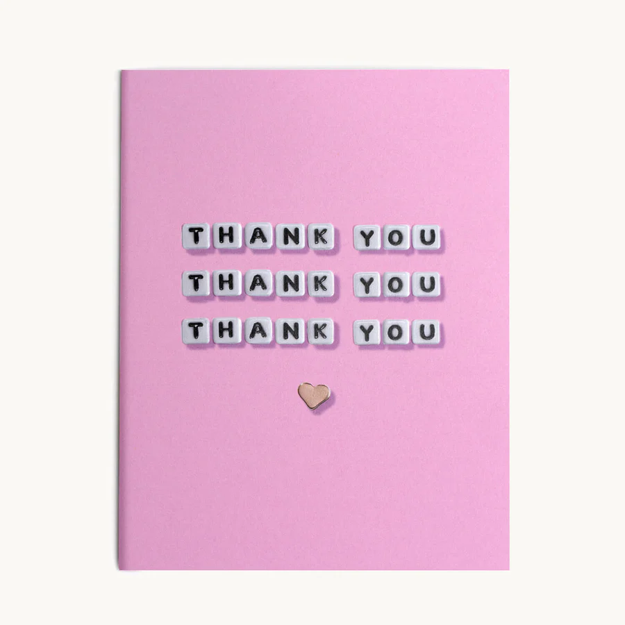 THANK YOU THANK YOU CARD