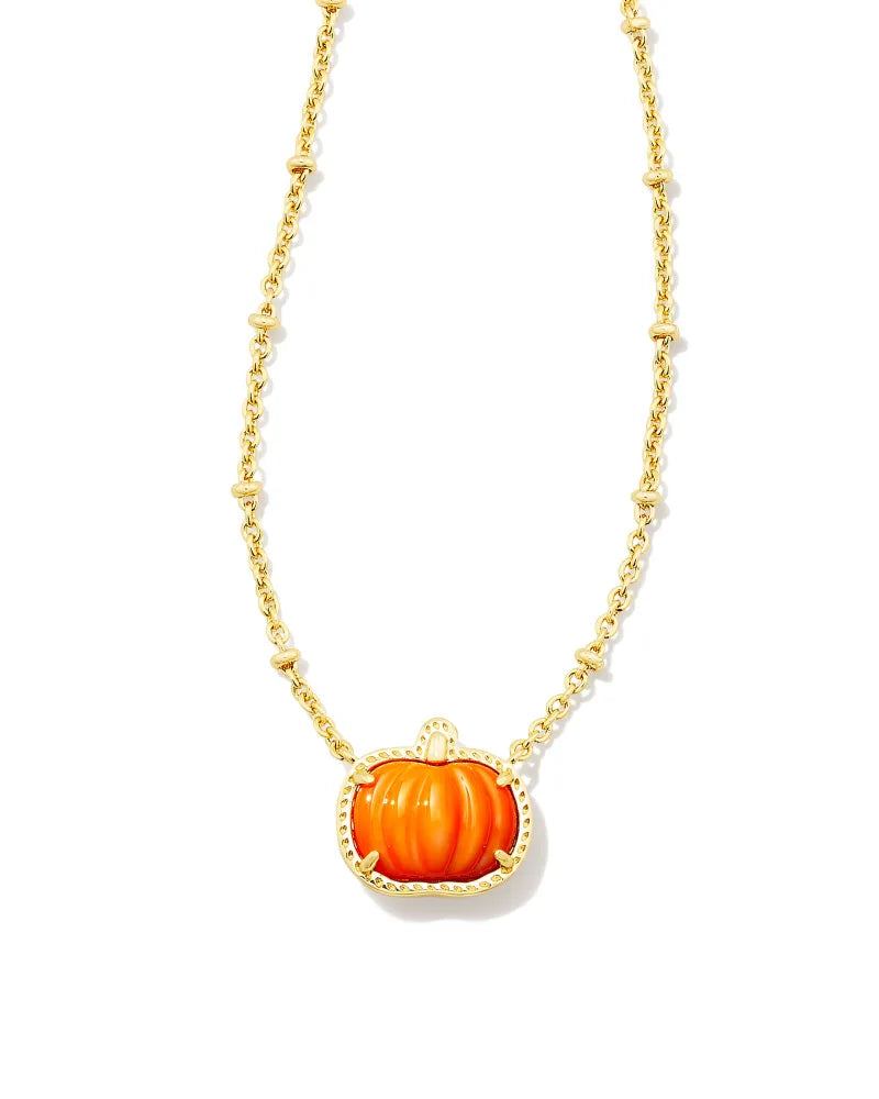 Pumpkin Pendant Necklace