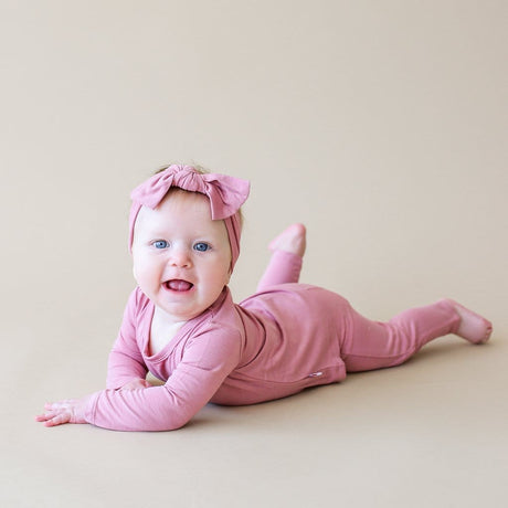 Dusty Rose Long Sleeve Pajamas