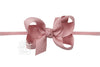 MEDIUM PANTYHOSE HEADBAND WITH SIGNATURE GROSGRAIN BOW (3.5")