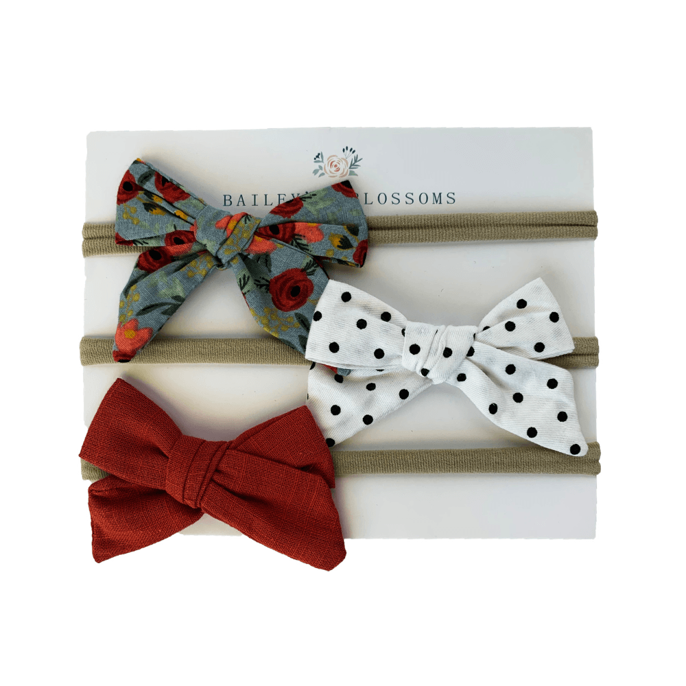 Breeanne Bow Headband-  Variety Pack